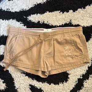 Abercrombie & Fitch Tan Women's Cargo Shorts
